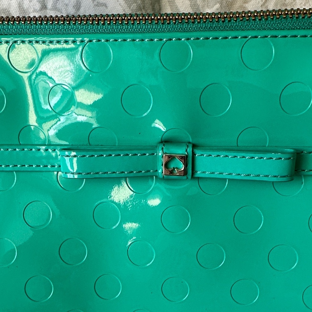 Kate Spade Turquoise Glossy Tote - Picture 4 of 13